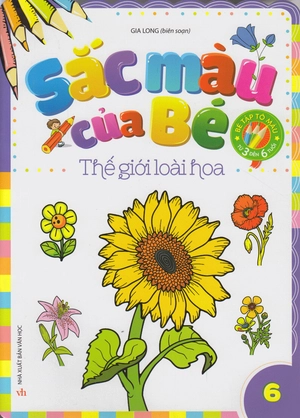 bộ thế giới loài hoa - sắc màu của bé 6 - Ảnh 2