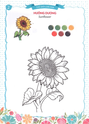 bộ thế giới loài hoa - sắc màu của bé 6 - Ảnh 4