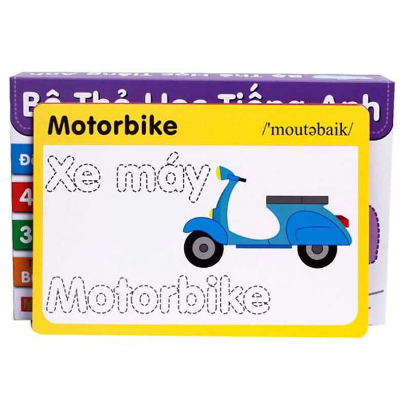 bộ thẻ học tiếng anh - đồ chơi - Ảnh 5