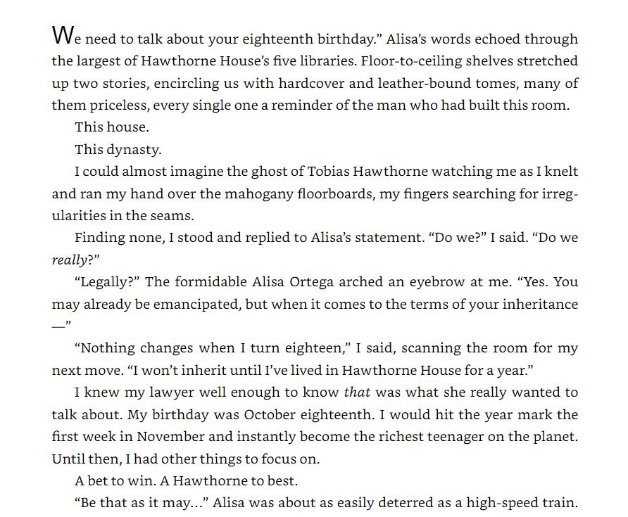 Bộ The Inheritance Games - Book 3 - The Final Gambit - Ảnh 3