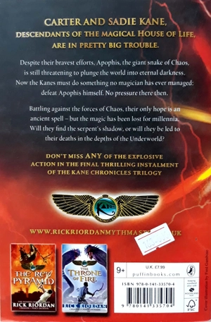 bộ the kane chronicles 3: the serpent's shadow - Ảnh 10