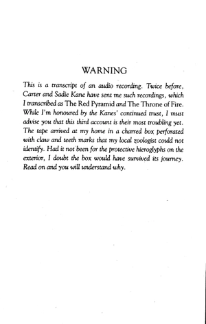 bộ the kane chronicles 3: the serpent's shadow - Ảnh 2