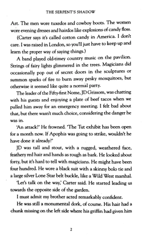 bộ the kane chronicles 3: the serpent's shadow - Ảnh 4