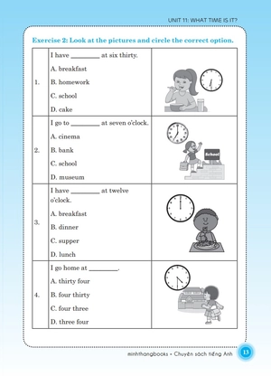 bộ the langmaster - bài tập trắc nghiệm tiếng anh lớp 4 - tập 2 (tái bản 2020) - Ảnh 12
