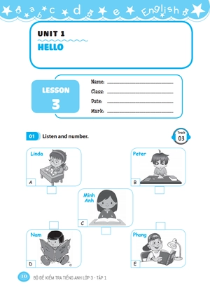 bộ the langmaster - bộ đề kiểm tra tiếng anh lớp 3 tập 1 - có đáp án (tái bản 2021) - Ảnh 10