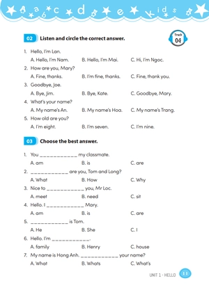 bộ the langmaster - bộ đề kiểm tra tiếng anh lớp 3 tập 1 - có đáp án (tái bản 2021) - Ảnh 11