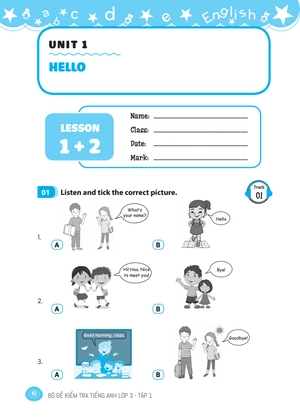 bộ the langmaster - bộ đề kiểm tra tiếng anh lớp 3 tập 1 - có đáp án (tái bản 2021) - Ảnh 6