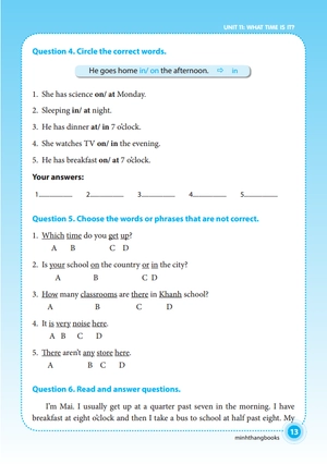 bộ the langmaster - chinh phục ngữ pháp và bài tập tiếng anh lớp 4 - tập 2 (tái bản 2021) - Ảnh 12