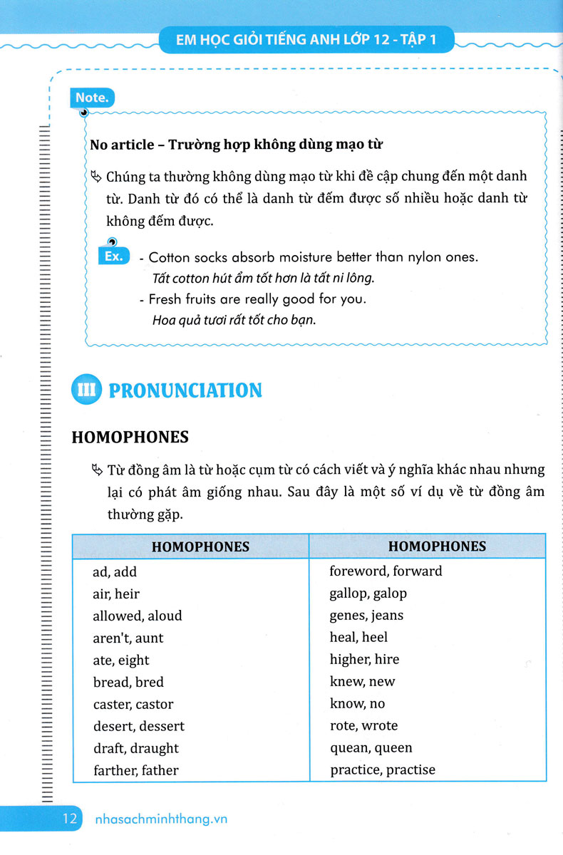 bộ the langmaster - em học giỏi tiếng anh lớp 12 - tập 1 - Ảnh 12