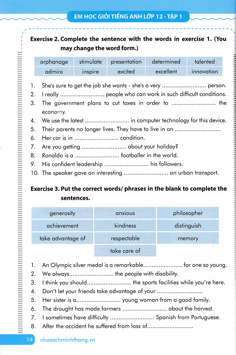 bộ the langmaster - em học giỏi tiếng anh lớp 12 - tập 1 - Ảnh 14
