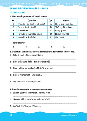 bộ the langmaster - em học giỏi tiếng anh lớp 3 - tập 2 (tái bản 2021) - Ảnh 10