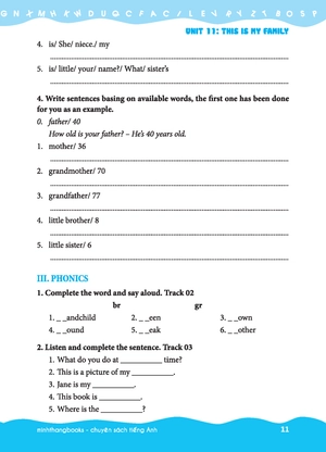 bộ the langmaster - em học giỏi tiếng anh lớp 3 - tập 2 (tái bản 2021) - Ảnh 11