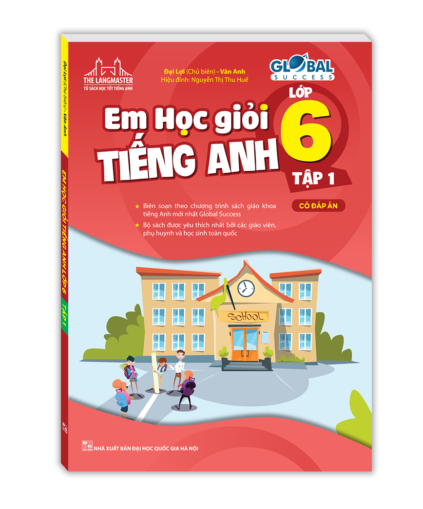bộ the langmaster - em học giỏi tiếng anh lớp 6 - tập 1 (có đáp án) - Ảnh 2