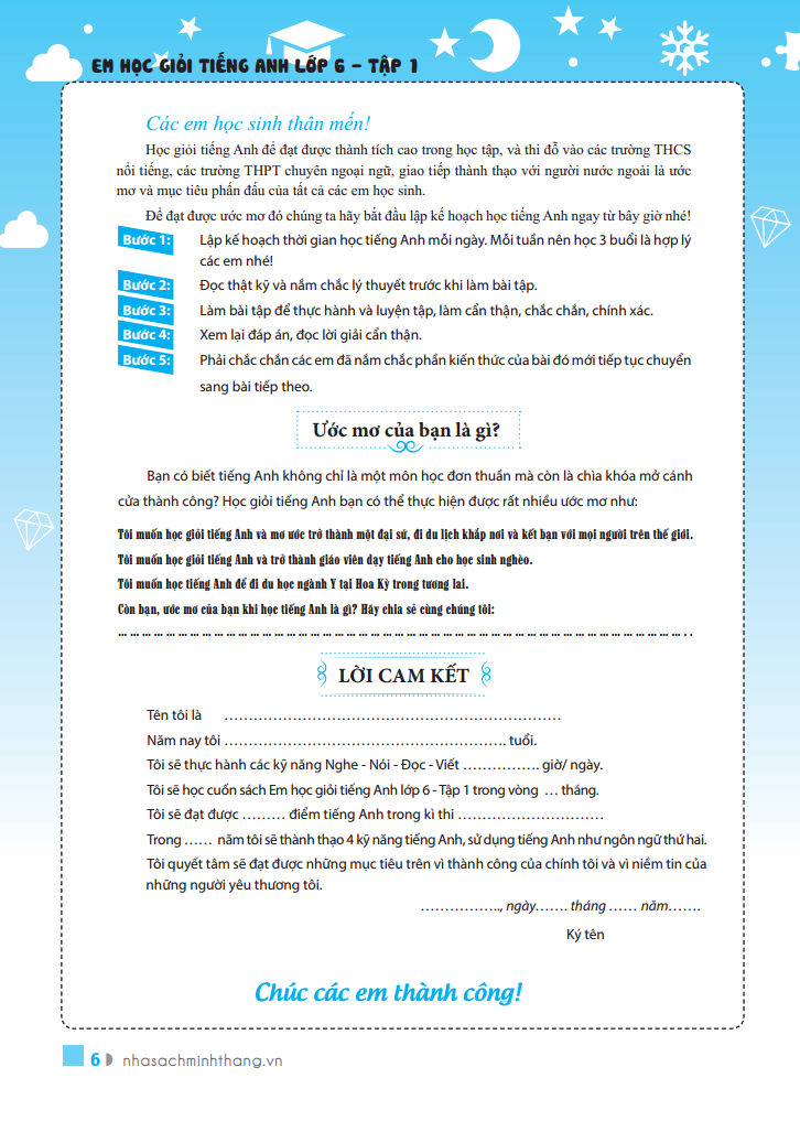 bộ the langmaster - em học giỏi tiếng anh lớp 6 - tập 1 (có đáp án) - Ảnh 4