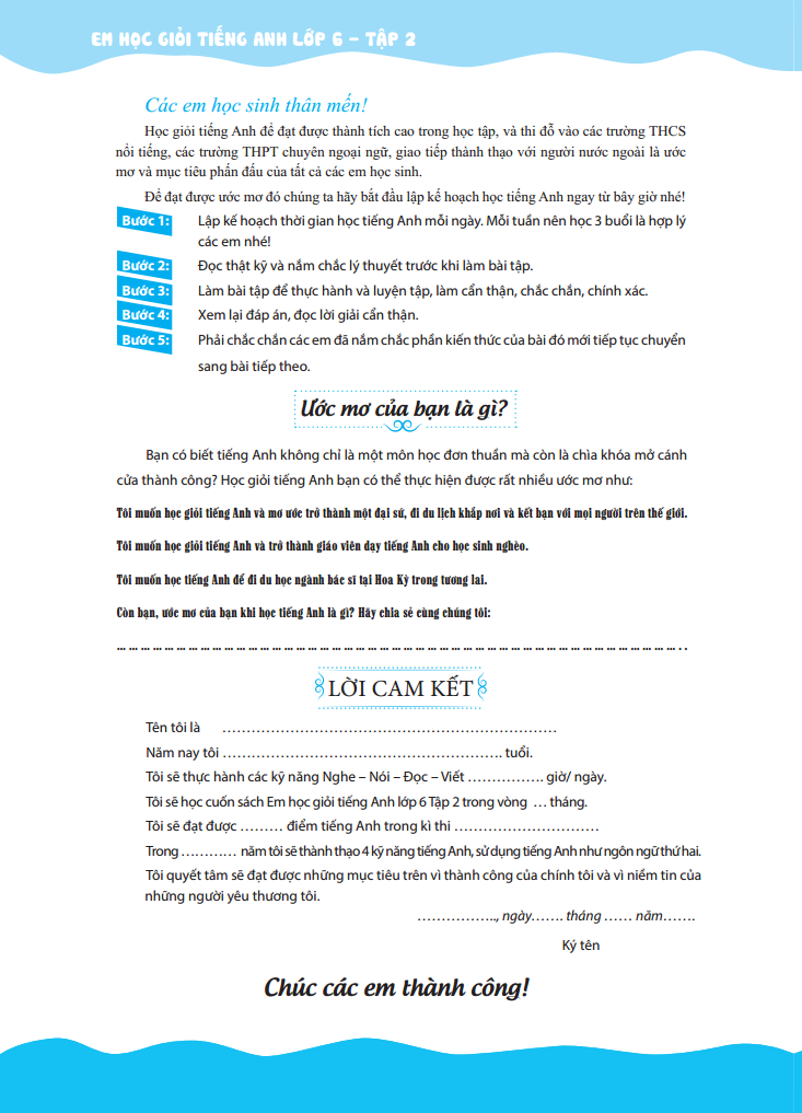 bộ the langmaster - em học giỏi tiếng anh lớp 6 - tập 2 (có đáp án) - Ảnh 4