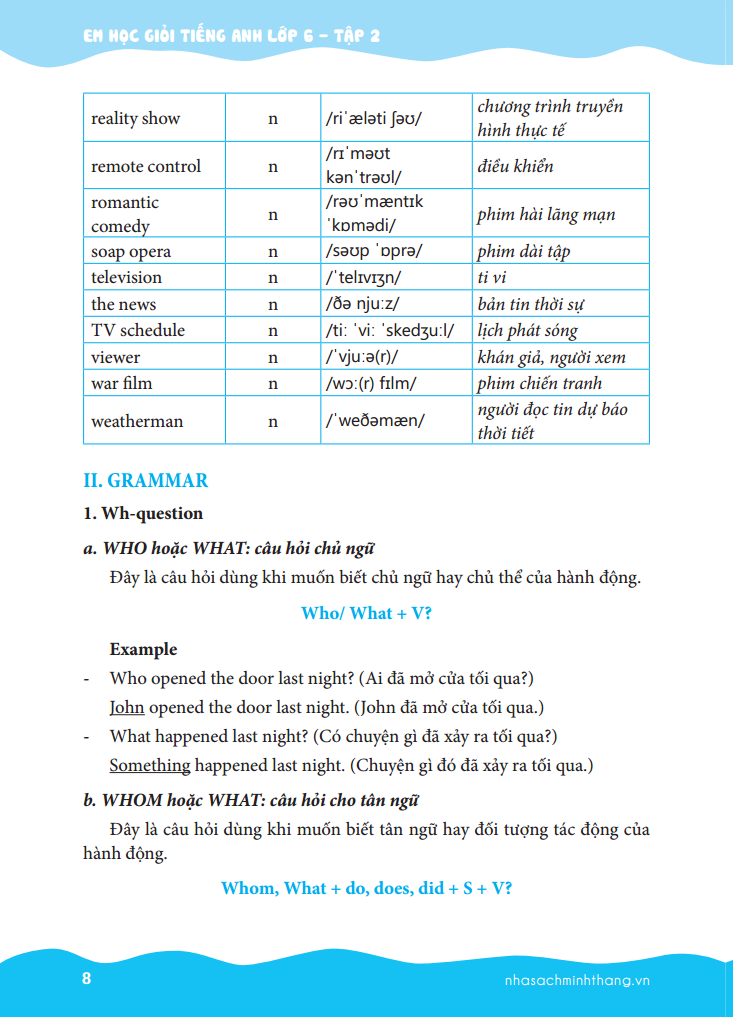bộ the langmaster - em học giỏi tiếng anh lớp 6 - tập 2 (có đáp án) - Ảnh 6