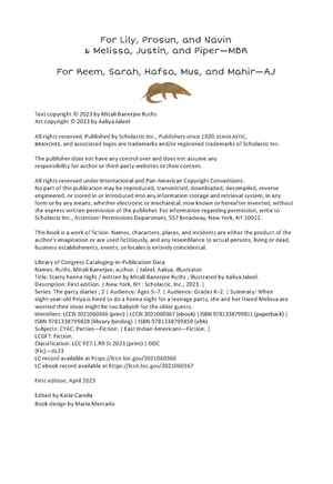 bộ the party diaries 2 - starry henna night (a branches book) - Ảnh 4