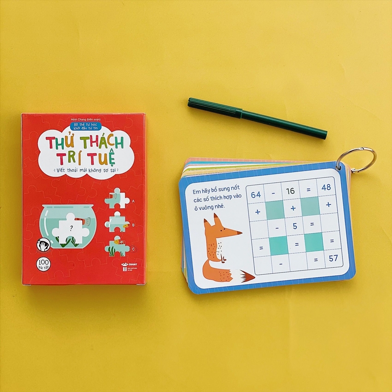 bộ thẻ tự học - khởi đầu tự tin: thử thách trí tuệ - Ảnh 2