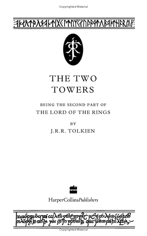 bộ the two towers (the lord of the rings, book 2) - Ảnh 2