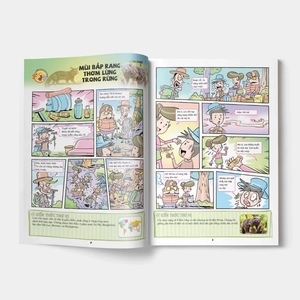 bộ the young scientist - truyện tranh khoa học cho trẻ em - level 1 - tập 2: mùi bắp rang thơm lừng trong rừng - Ảnh 3