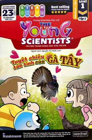 bộ the young scientist - truyện tranh khoa học cho trẻ em - level 1 - tập 5: tuyệt chiêu tán tỉnh của gà tây - Ảnh 2