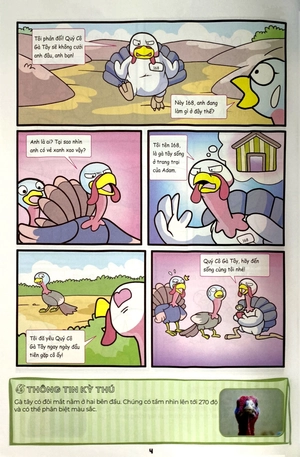 bộ the young scientist - truyện tranh khoa học cho trẻ em - level 1 - tập 5: tuyệt chiêu tán tỉnh của gà tây - Ảnh 5