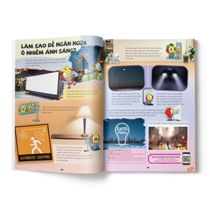 bộ the young scientist - truyện tranh khoa học cho trẻ em - level 2 - tập 1: sự nguy hiểm của ô nhiễm ánh sáng - Ảnh 5