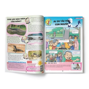 bộ the young scientist - truyện tranh khoa học cho trẻ em - level 2 - tập 2: ai so tài với con người - Ảnh 6