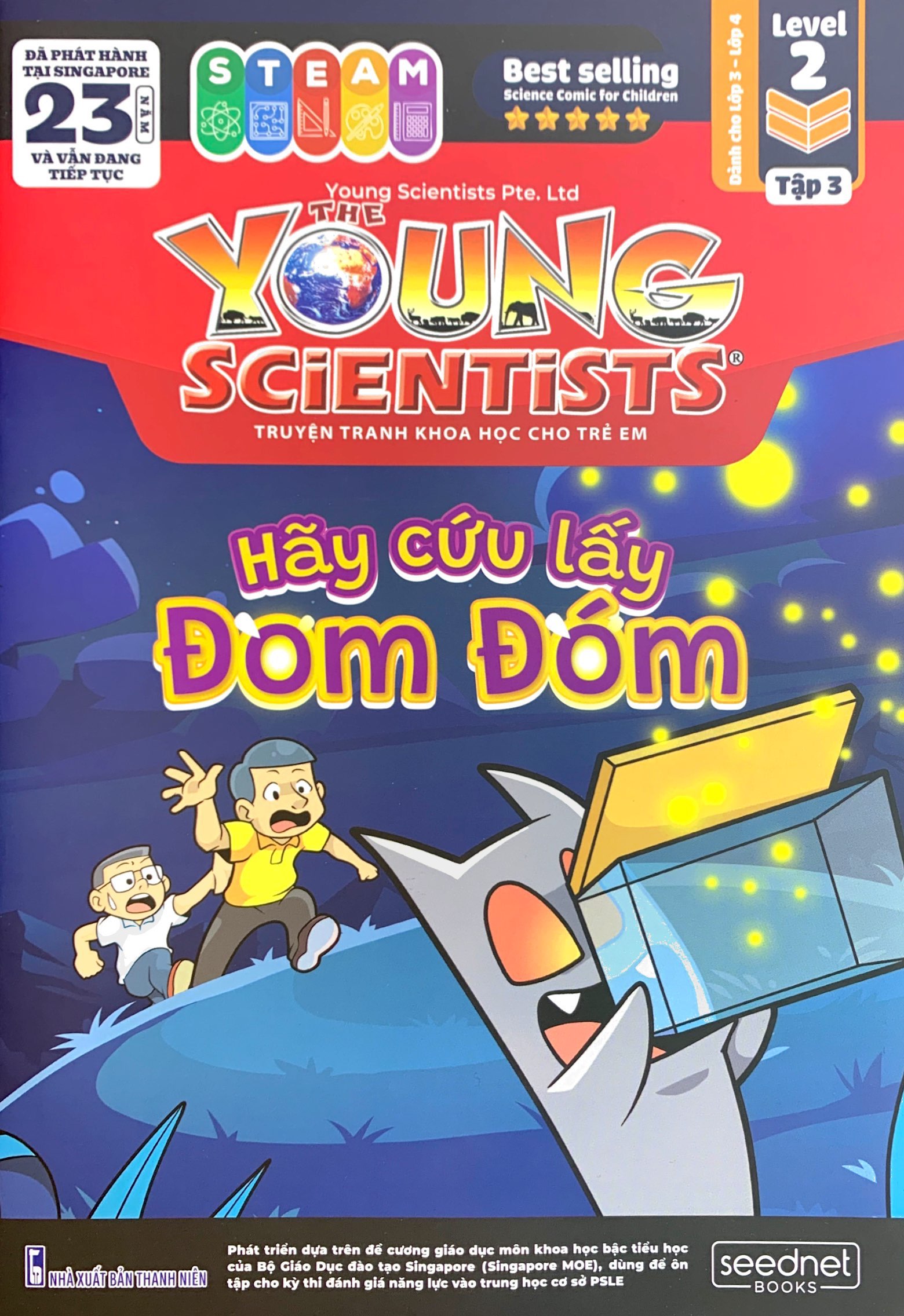 bộ the young scientist - truyện tranh khoa học cho trẻ em - level 2 - tập 3: hãy cứu lấy đom đóm - Ảnh 2