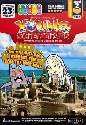 bộ the young scientist - truyện tranh khoa học cho trẻ em - level 2 - tập 5: lâu đài cát biển không thể tồn tại mãi mãi - Ảnh 2