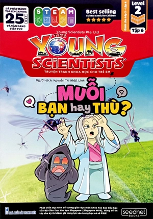 bộ the young scientist - truyện tranh khoa học cho trẻ em - level 2 - tập 6: muỗi - bạn hay thù? - Ảnh 2