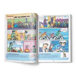 bộ the young scientist - truyện tranh khoa học cho trẻ em - level 3 - tập 1: lốp xe không hơi - Ảnh 7