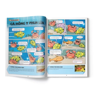 bộ the young scientist - truyện tranh khoa học cho trẻ em - level 3 - tập 2: cá hồng y phun lửa - Ảnh 4
