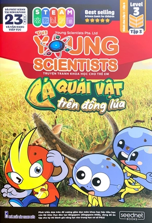 bộ the young scientist - truyện tranh khoa học cho trẻ em - level 3 - tập 3: cá quái vật trên đồng lúa - Ảnh 2