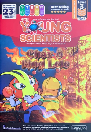 bộ the young scientist - truyện tranh khoa học cho trẻ em - level 3 - tập 4: cháy ở làng lele - Ảnh 2