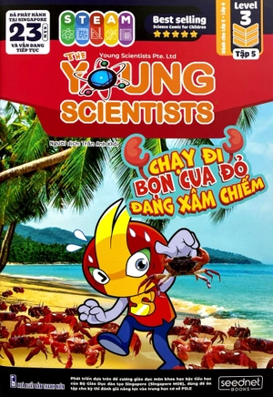 bộ the young scientist - truyện tranh khoa học cho trẻ em - level 3 - tập 5: chạy đi bọn cua đỏ đang xâm chiếm - Ảnh 2