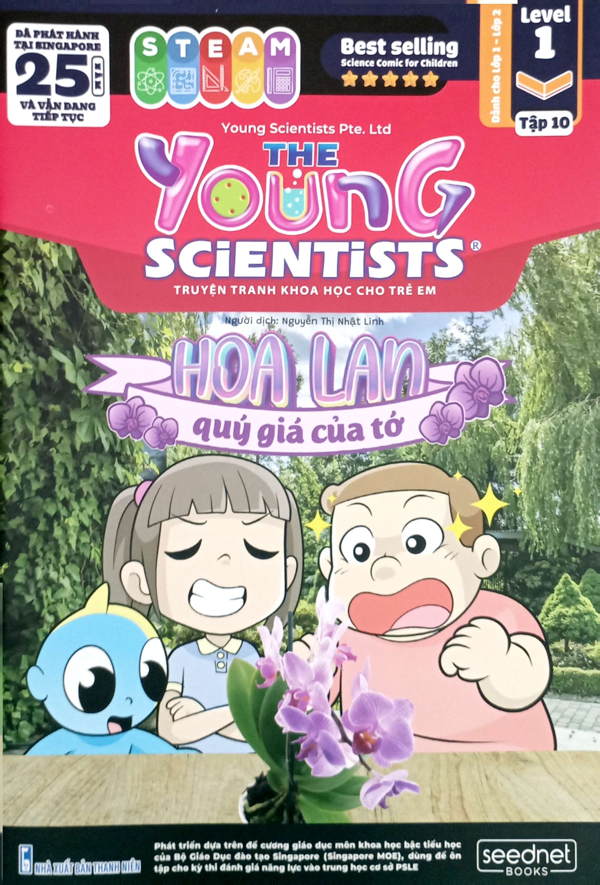 Bộ The Young Scientists - Truyện Tranh Khoa Học Cho Trẻ Em - Level 1 - Tập 10 - Hoa Lan Qúy Gía Của Tớ - Ảnh 3