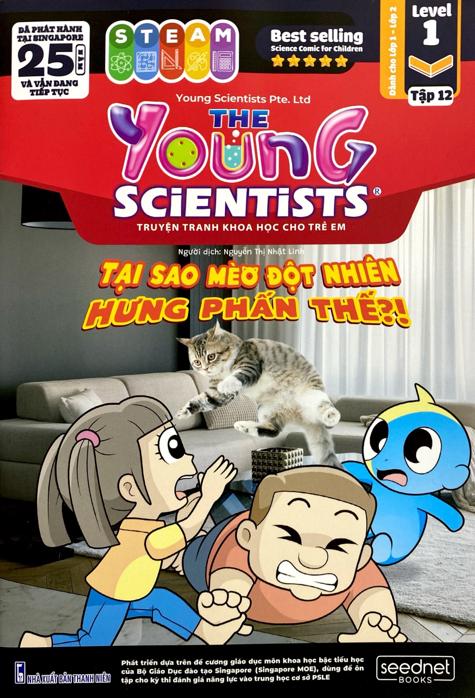 Bộ The Young Scientists - Truyện Tranh Khoa Học Cho Trẻ Em - Level 1 - Tập 12 - Tại Sao Mèo Đột Nhiên Hưng Phấn Thế?! - Ảnh 2