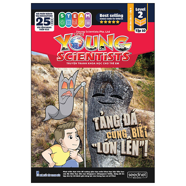 Bộ The Young Scientists - Truyện Tranh Khoa Học Cho Trẻ Em - Level 2 - Tập 10 - Tảng Đá Cũng Biết “Lớn Lên”!