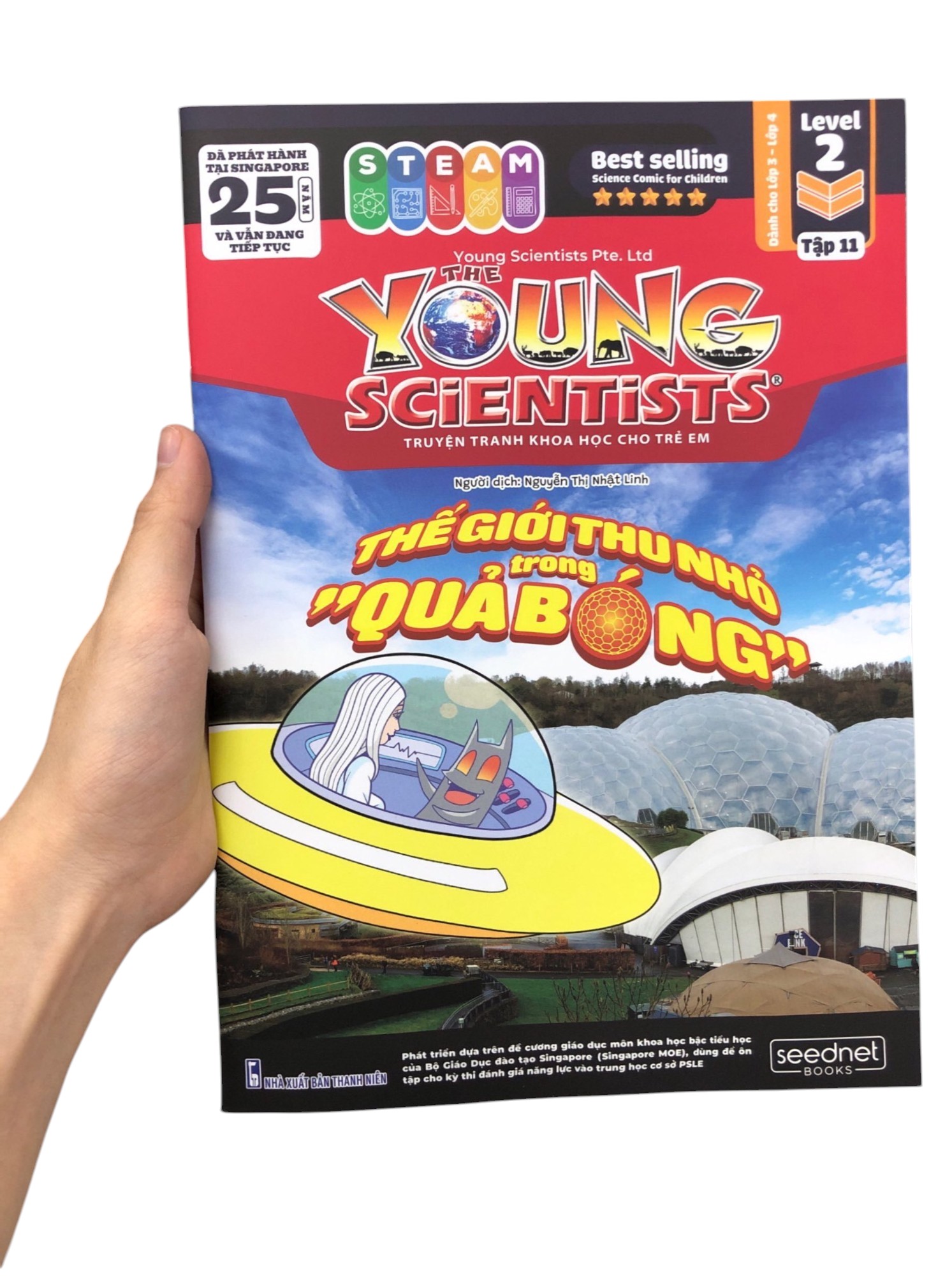 Bộ The Young Scientists - Truyện Tranh Khoa Học Cho Trẻ Em - Level 2 - Tập 11 - Thế Giới Thu Nhỏ Trong “Quả Bóng”! - Ảnh 11