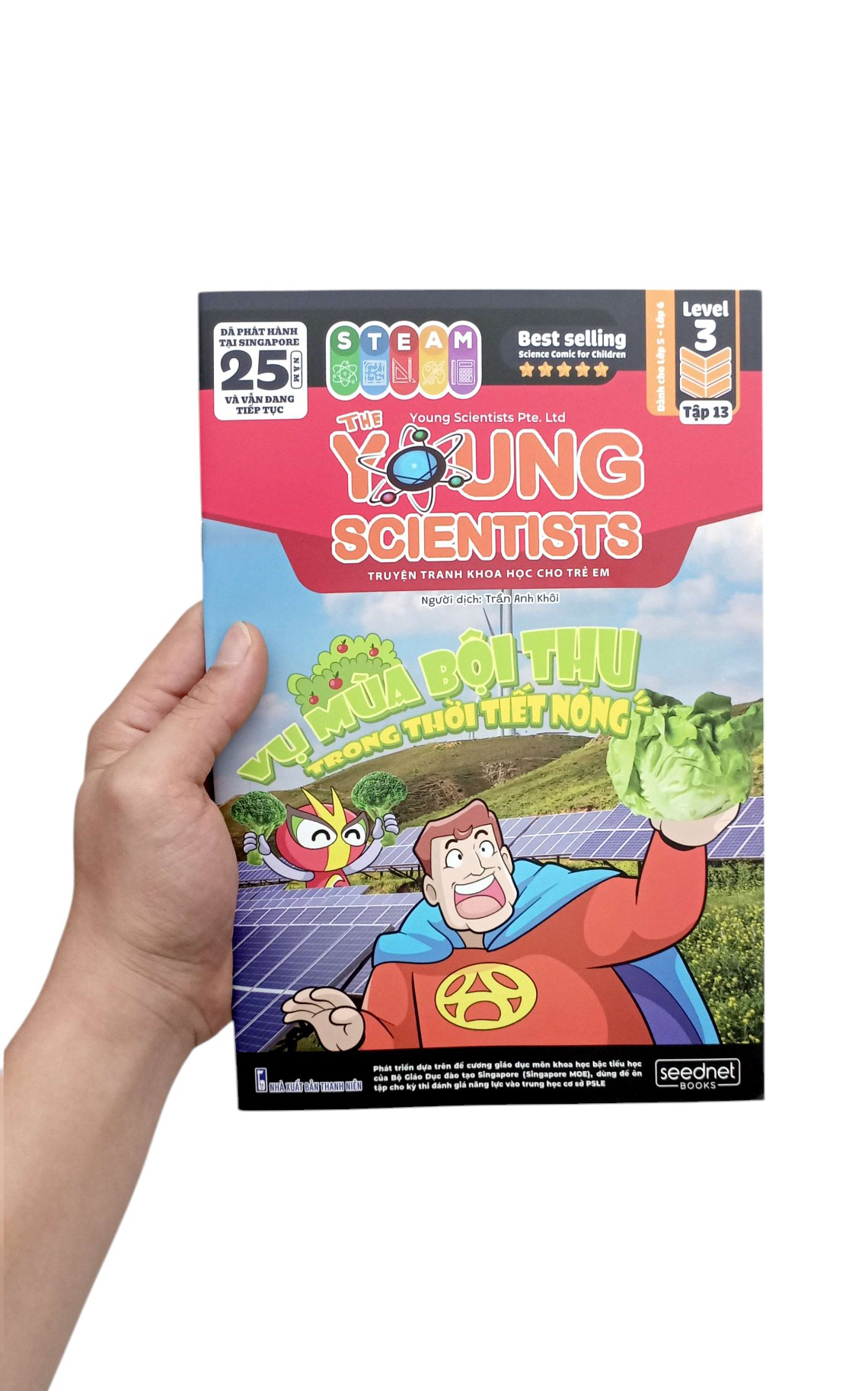 Bộ The Young Scientists - Truyện Tranh Khoa Học Cho Trẻ Em - Level 3 - Tập 13 - Vụ Mùa Bội Thu Trong Thời Tiết Nóng - Ảnh 7