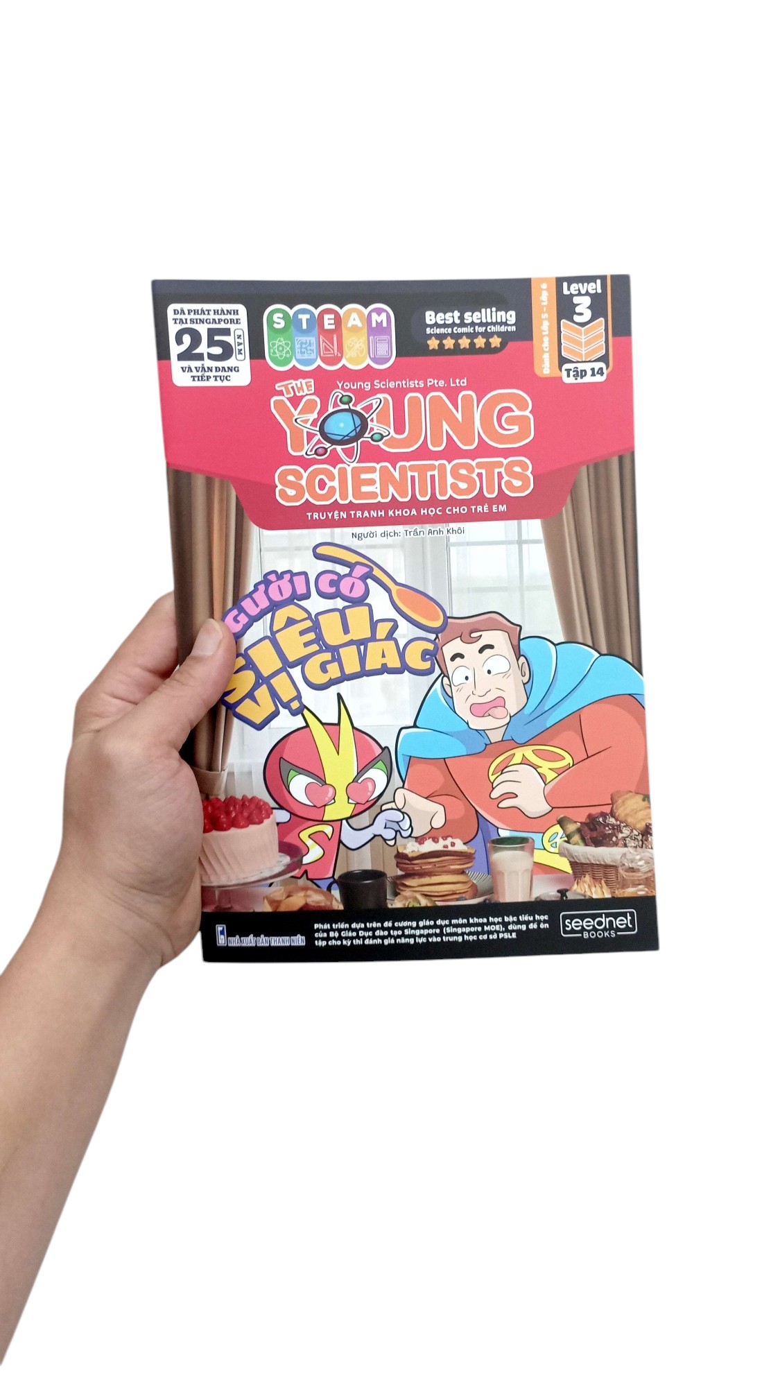 Bo
The Young Scientists - Truyen Tranh Khoa Hoc Cho Tre Em - Level 3 - Tap 14 - Nguoi Co Sieu Vi Giac - Ảnh 6