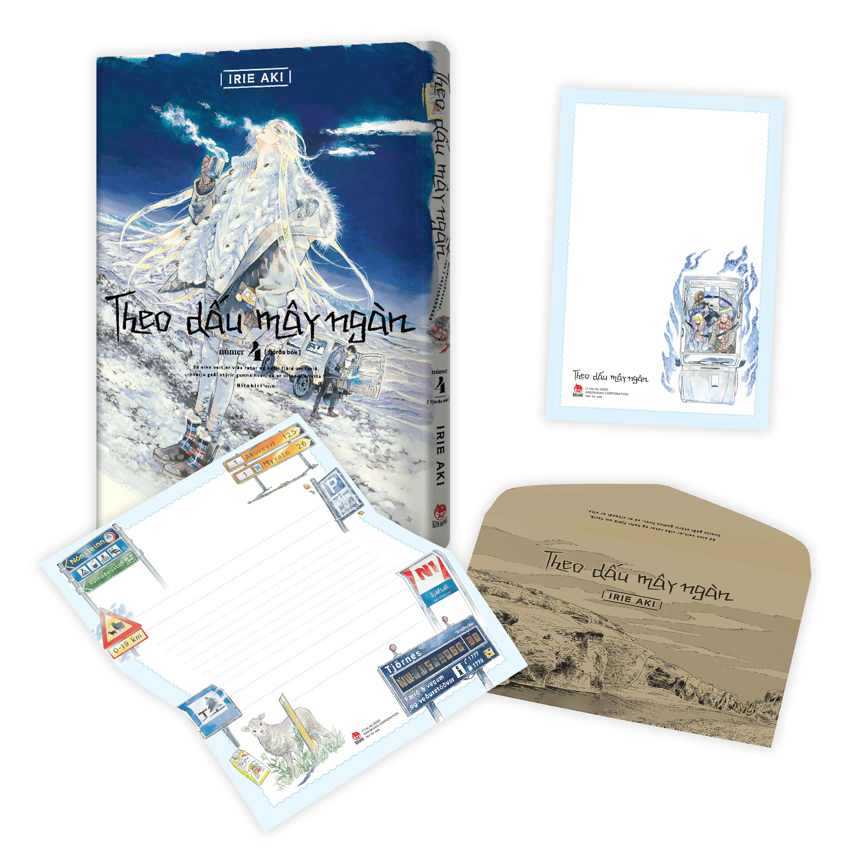 Bộ Theo Dấu Mây Ngàn - Tập 4 - Tặng Kèm Obi + Postcard + Phong Thư + Giấy Viết Thư - Ảnh 2