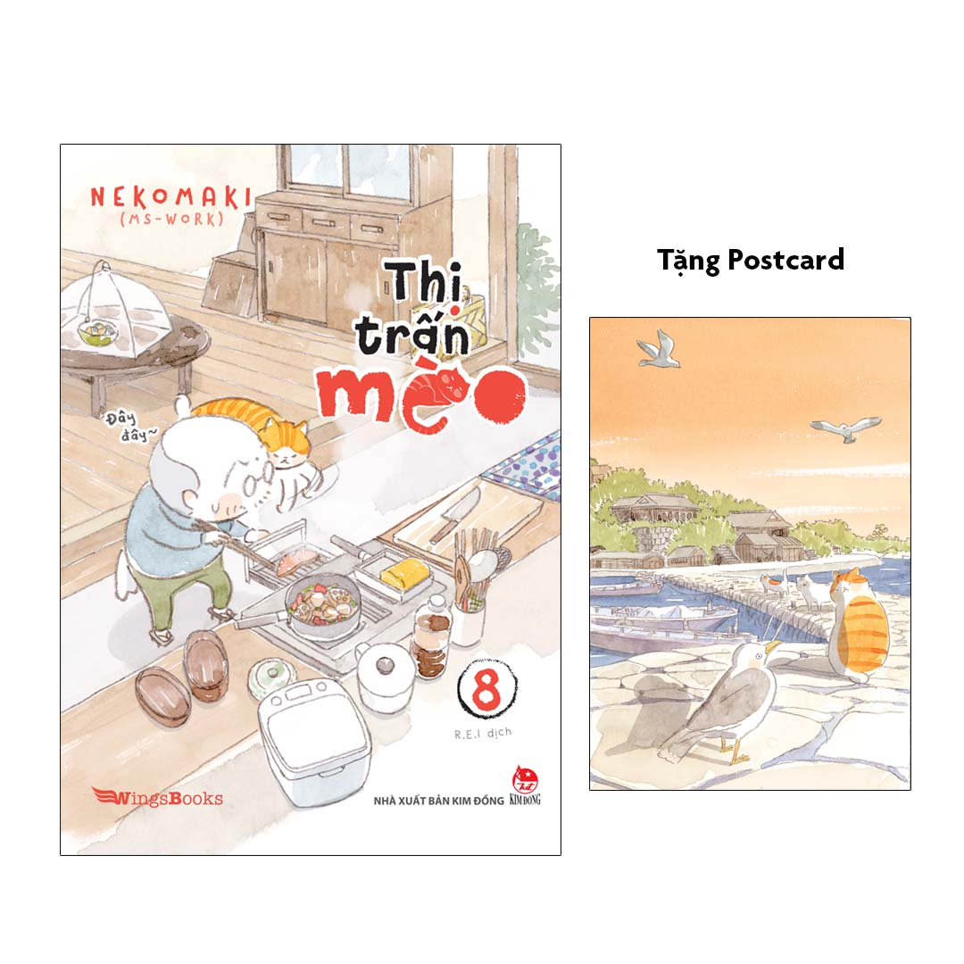bộ thị trấn mèo - tập 8 - tặng kèm postcard - Ảnh 4