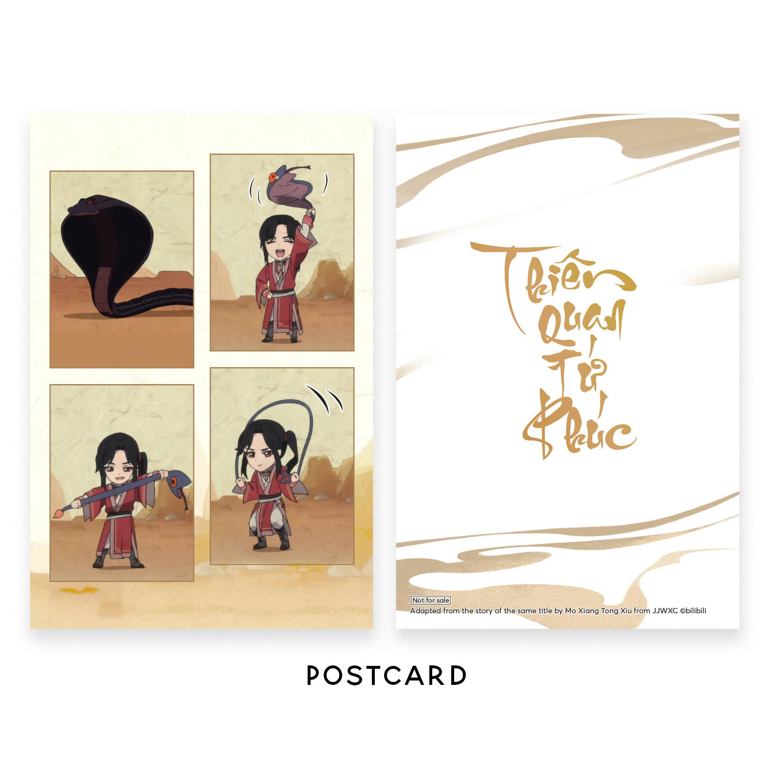 Bộ Thiên Quan Tứ Phúc - Bản Hoạt Hình - Tập 4 - Tặng Kèm Postcard - Ảnh 4