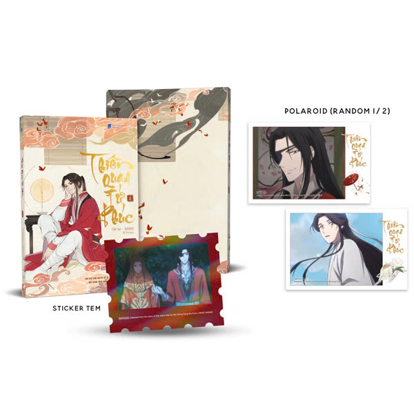 Bộ Thiên Quan Tứ Phúc - Bản Hoạt Hình - Tập 6 - Tặng Kèm Polaroid Cán Nhũ Ngọc Trai Random 1 Trong 2 Mẫu + Sticker Tem