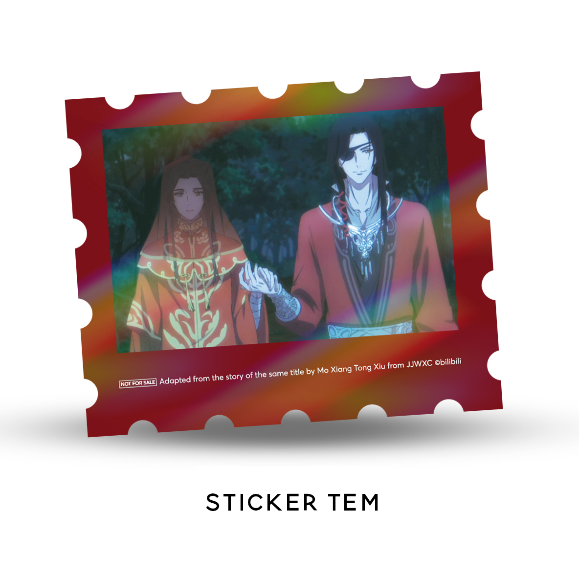 Bộ Thiên Quan Tứ Phúc - Bản Hoạt Hình - Tập 6 - Tặng Kèm Polaroid Cán Nhũ Ngọc Trai Random 1 Trong 2 Mẫu + Sticker Tem - Ảnh 5