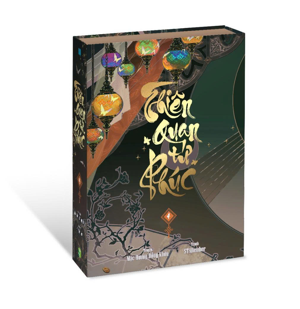 Bộ Thiên Quan Tứ Phúc - Tập 4 - Bản Sưu Tầm - Tặng Kèm 1 Standee Giấy + 1 Set 4 Postcards Kèm Khung Tranh + 1 Sổ Xé + 2 Card Nhân Vật + 1 Pop-Up Card + Box Nam Châm - Ảnh 8