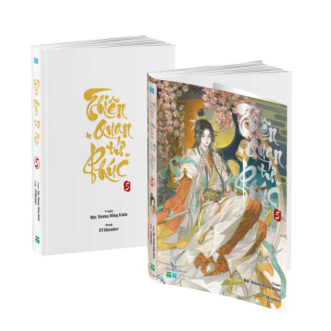 Bộ Thiên Quan Tứ Phúc - Tập 5 - Bản Sưu Tầm - Bìa Cứng - Tặng Kèm Set 2 Card Nhân Vật + Set 2 Photostrip + Puzzle 300 Miếng + Standee Giấy + Box Nam Châm - Ảnh 5