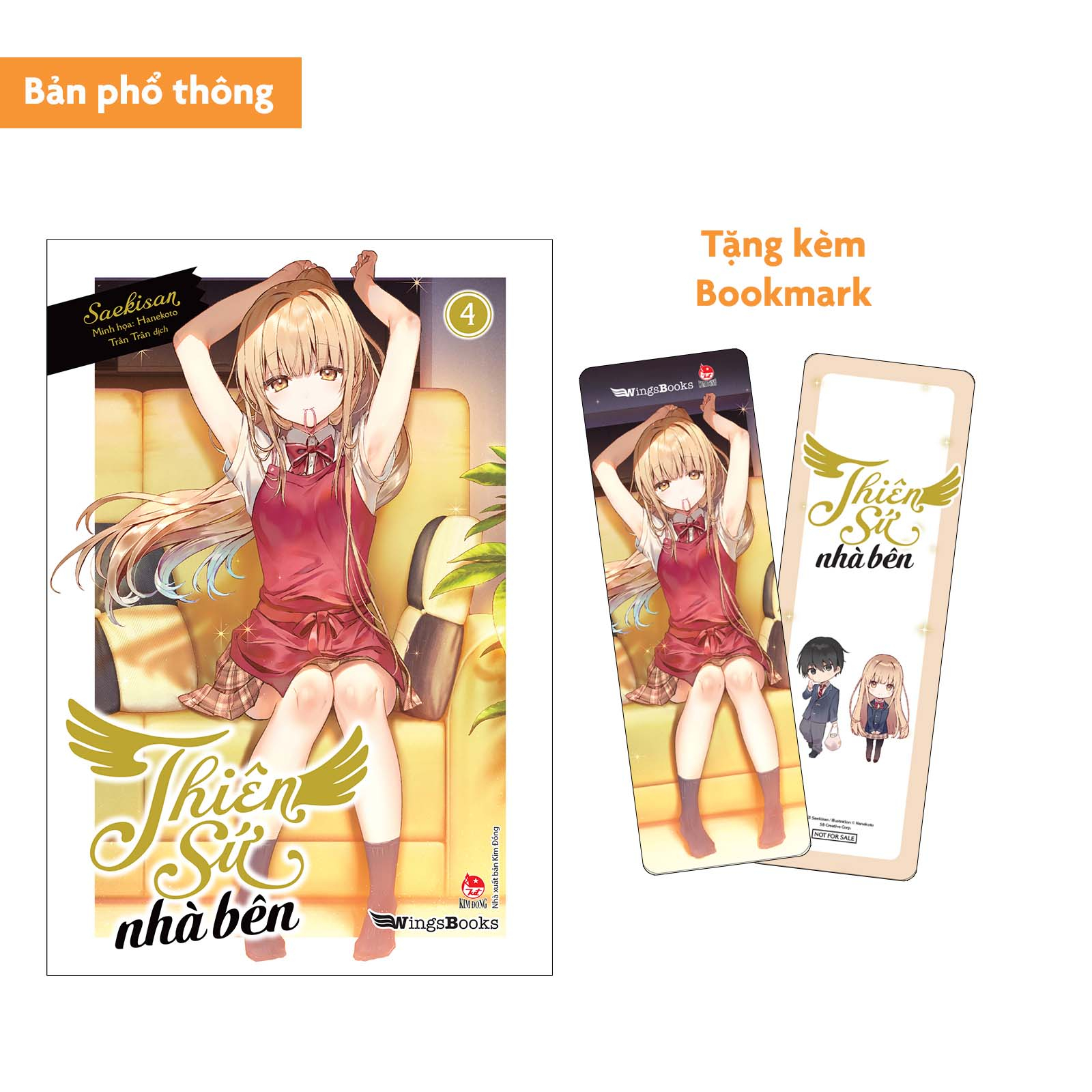 bộ thiên sứ nhà bên - tập 4 - tặng kèm bookmark - Ảnh 2